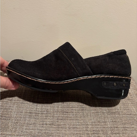 Born Bailie Black Loafers Size 7 Suede Leather Clogs Handcrafted main image 11
